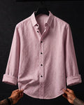 Aayam Pink Striped Cotton Shirt