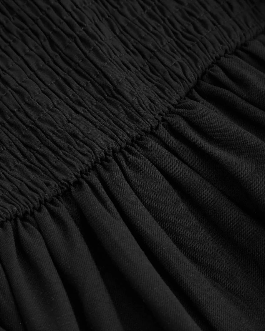 Black Fit & Flare Cami Top for Women | Minimal Chic Everyday Wear