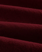 Maroon Ruffle Wrap Mini Dress | V-Neck Tie-Shoulder Fit & Flare Dress for Women