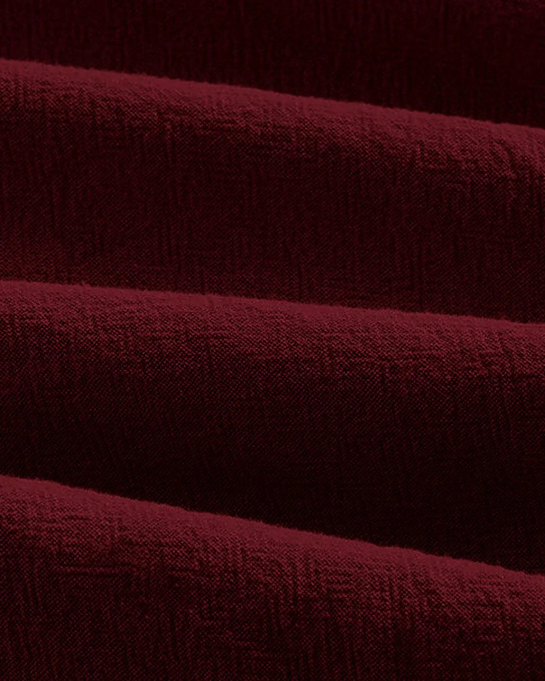 Maroon Ruffle Wrap Mini Dress | V-Neck Tie-Shoulder Fit & Flare Dress for Women